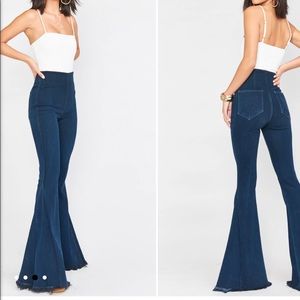 Show me your mumu flare bell bottom jeans